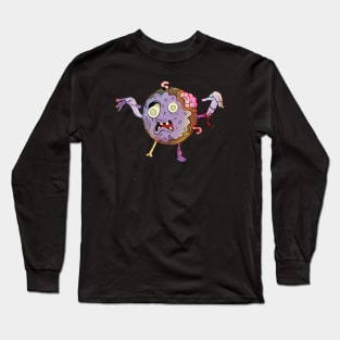 Cute Zombie Donut Long Sleeve T-Shirt